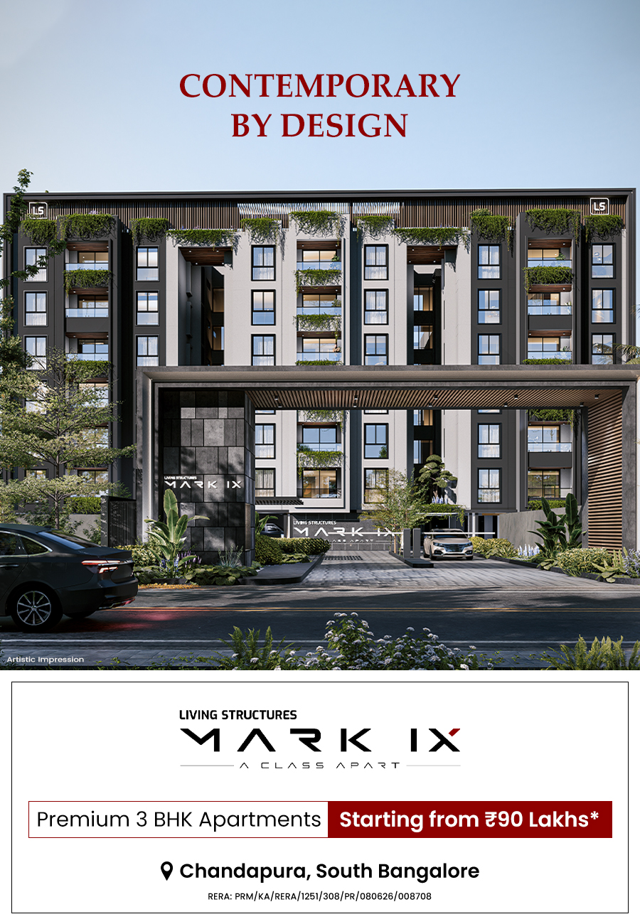 Mark IX by Living Structures – premium 3 BHK homes in Chandapura, Bengaluru